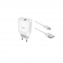 Kucni punjac XO L63 QC3.0 15W (USB-A) kabal USB-A - mikro