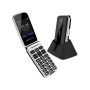 Telefon na tipke Artfone F20 preklop Black