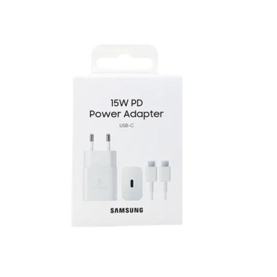 Kucni punjac Samsung Original 15W Fast Type C na C + kabal White
