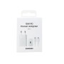 Kucni punjac Samsung Original 15W Fast Type C na C + kabal White