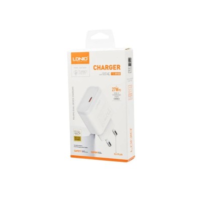 Kucni punjac LDNIO Q122 PD 27W USB C + kabal Type C