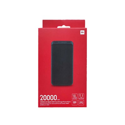 Power Bank Xiaomi Redmi 20000mAh 18W Fast Charger Black