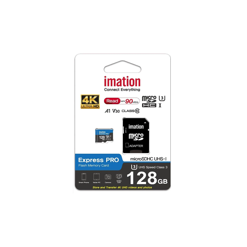 IMATION microSD 128GB UHS-I U3 V30 4K