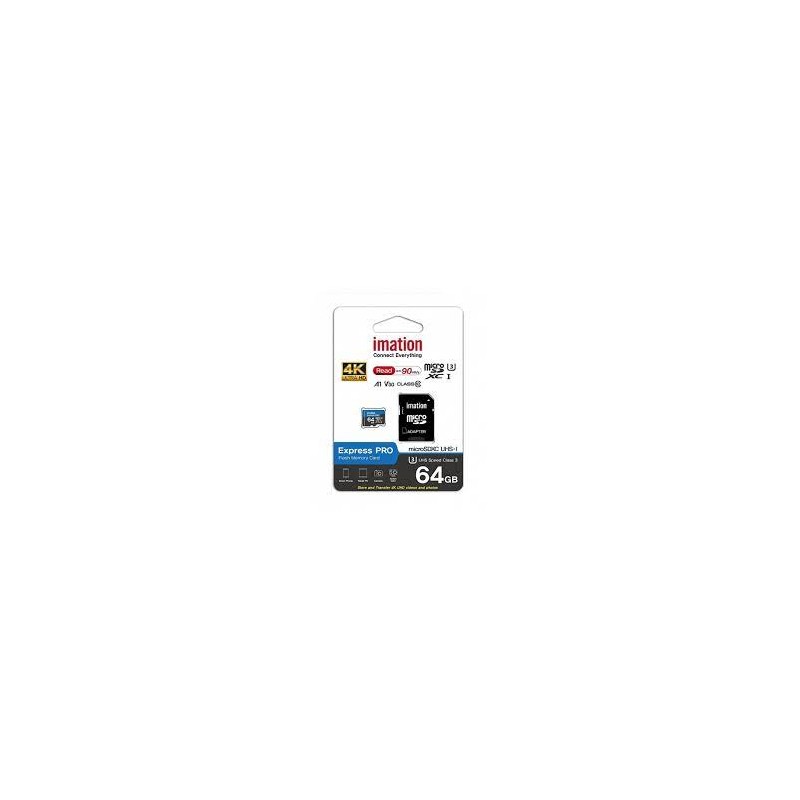 IMATION microSD 64GB UHS-I U3 V30 4K + adapter