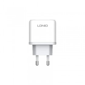 Kucni punjac LDNIO A2526C 45W PD + (QC4+ | QC3.0) (USB-A + USB-C) kabal USB-C - lightning