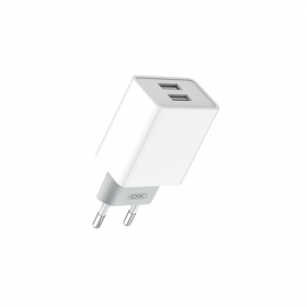 Kucni punjac XO L65 2x USB 2,4A White - Glava 22/1