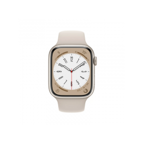 Apple Watch Series 8 GPS 45mm StarlightAlumunum Case Sport Band