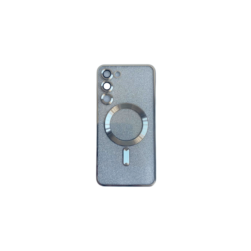 MagSafe glitter maskica Samsung S22+ Silver