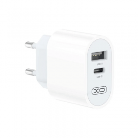 Kucni punjac XO L97 2.4A (USB-A + USB-C) + kabal tip C (NB103)