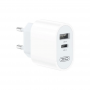 Kucni punjac XO L97 2.4A (USB-A + USB-C) + kabal tip C (NB103)