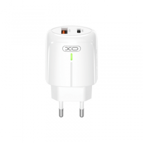 Kucni punjac XO L114 PD 20W/QC 18W  USB-C + USB-A + kabal mikro (NB111)