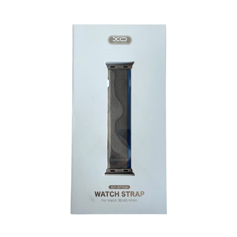 XO BT03B 42/44/45/49 mm  Blue+Gray - zamjenska narukvica